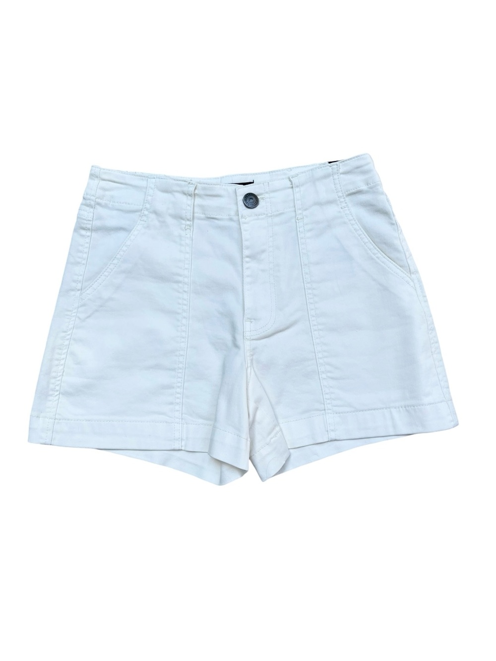 KUT From The Kloth Jane White High Rise Shorts Size 0 NWT